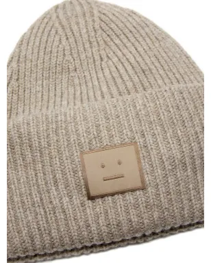 Acne Studios リブ編みパッチビーニー - サムネイル2