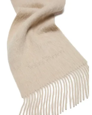 Acne Studios オートミール フリンジスカーフ - サムネイル2