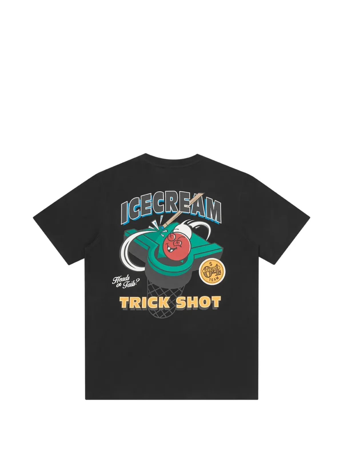 ICECREAM クルーネックTシャツ ブラック - 画像2