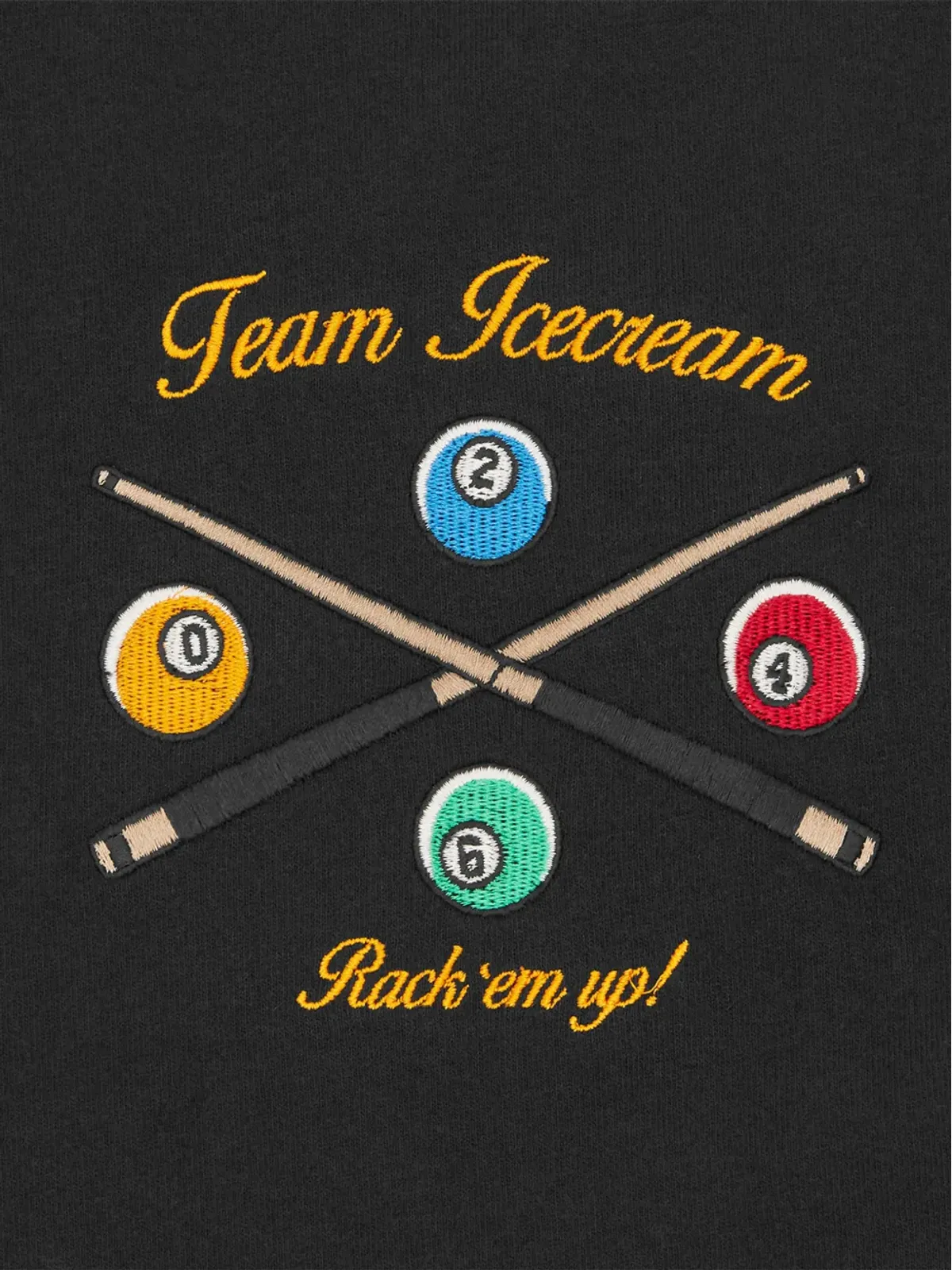 ICECREAM クルーネックTシャツ ブラック - 画像3