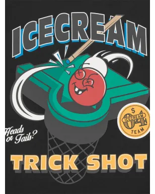 ICECREAM クルーネックTシャツ ブラック - サムネイル4
