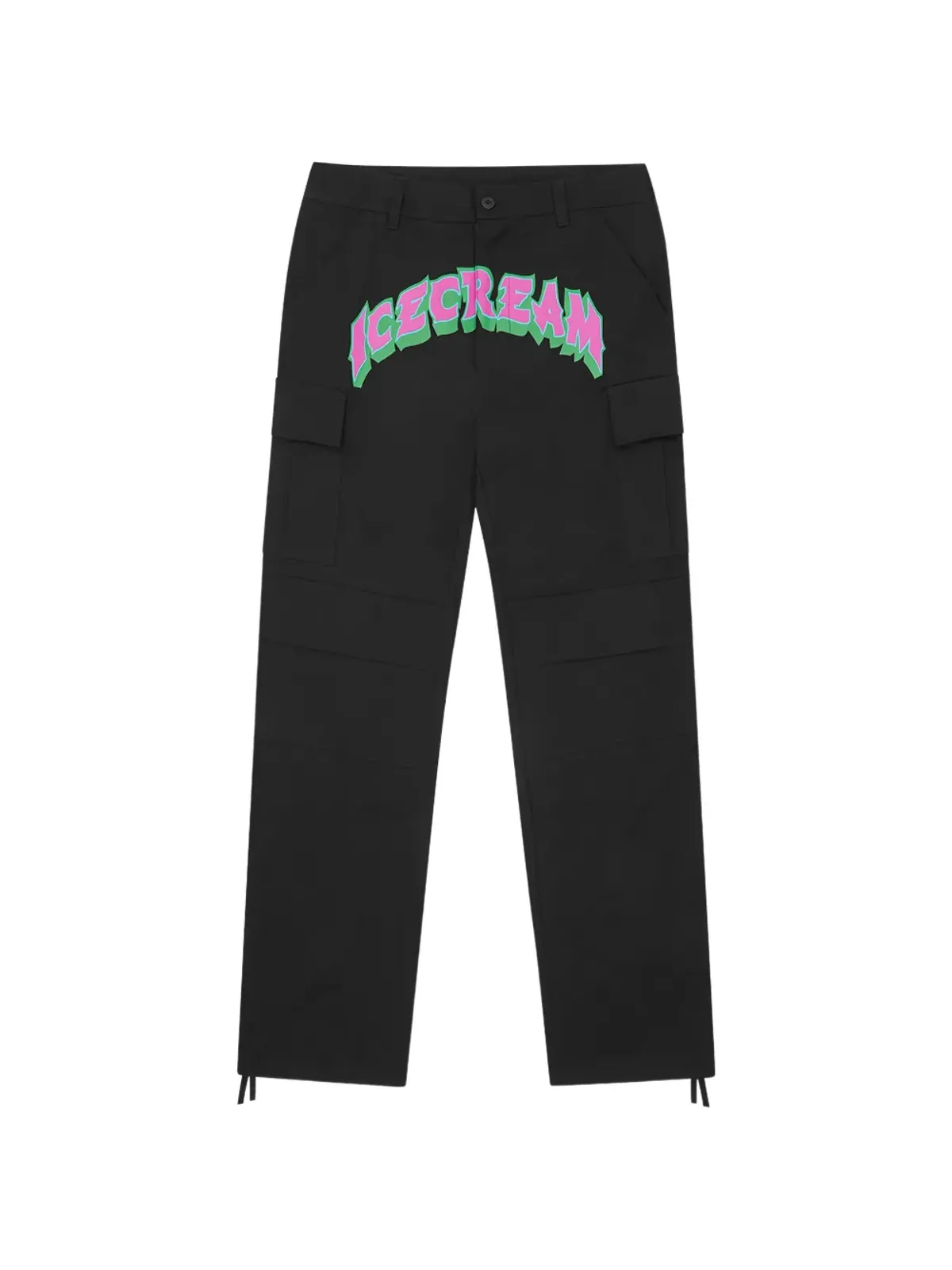 ICECREAM pocket trousers - Black - 画像1