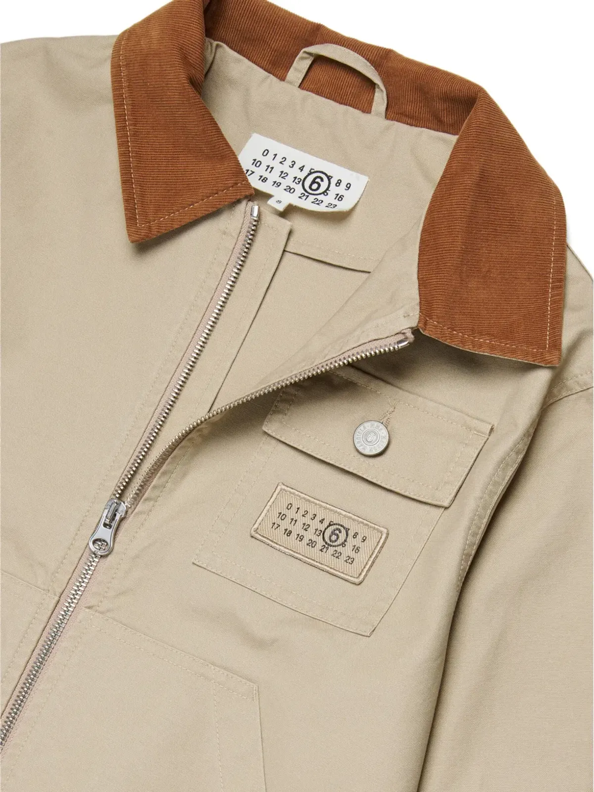 MM6 Maison Margiela Kids コーデュロイ襟付きジャケット - 画像3