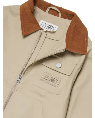 MM6 Maison Margiela Kids コーデュロイ襟付きジャケット - サムネイル3