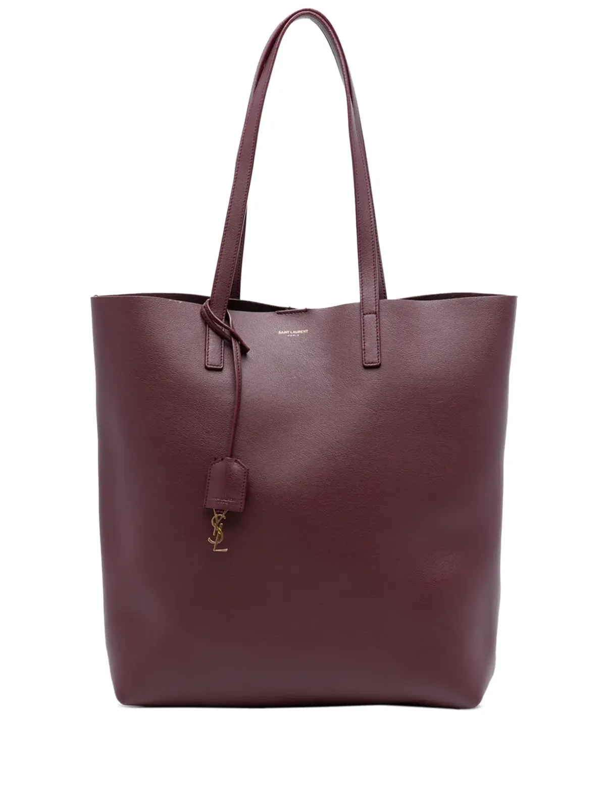 Saint Laurent Pre-Owned North South Leather Shopping トートバッグ - レッド - 画像1