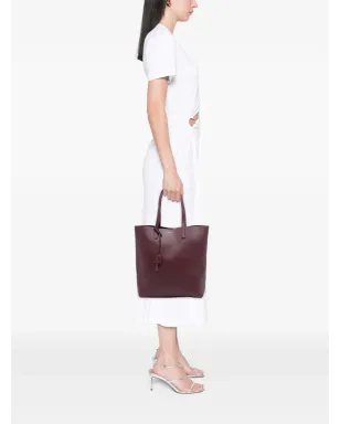Saint Laurent Pre-Owned North South Leather Shopping トートバッグ - レッド - サムネイル2