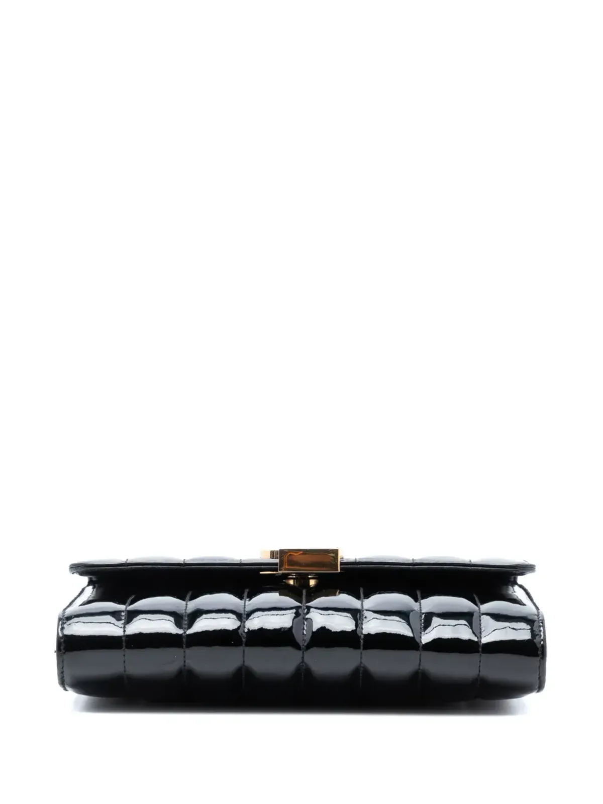 Saint Laurent ビンテージ 2018 パテント Vicky クロスボディバッグ - 画像4