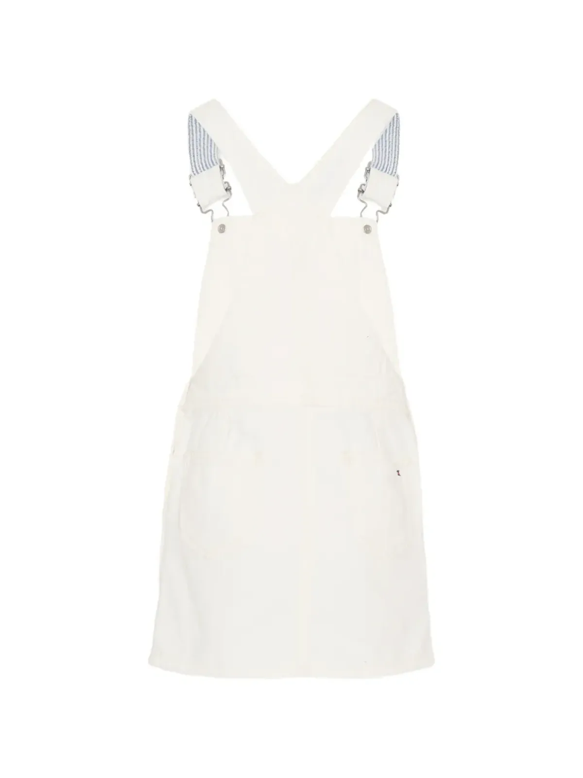 Tommy Hilfiger Junior Heritage bib cotton dungarees - White - 画像2