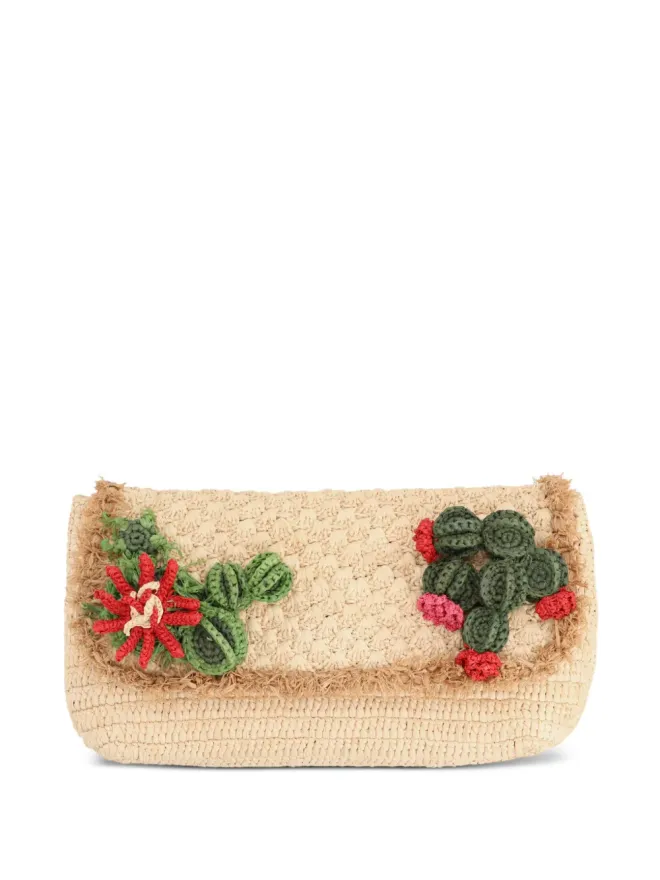 Anya Hindmarch Anya Hindmarch 花柄クラッチバッグの商品画像