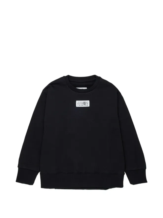 MM6 Maison Margiela Kids MM6 Maison Margiela Kids ロゴパッチ コットン スウェットシャツの商品画像