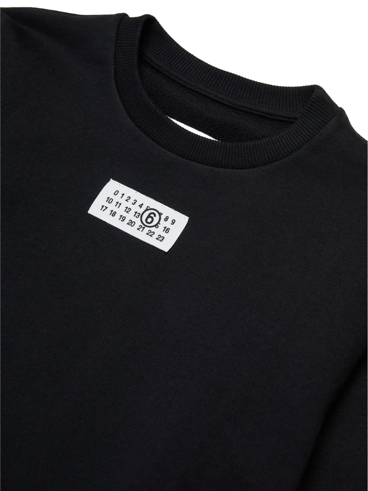 MM6 Maison Margiela Kids ロゴパッチ コットン スウェットシャツ - 画像3