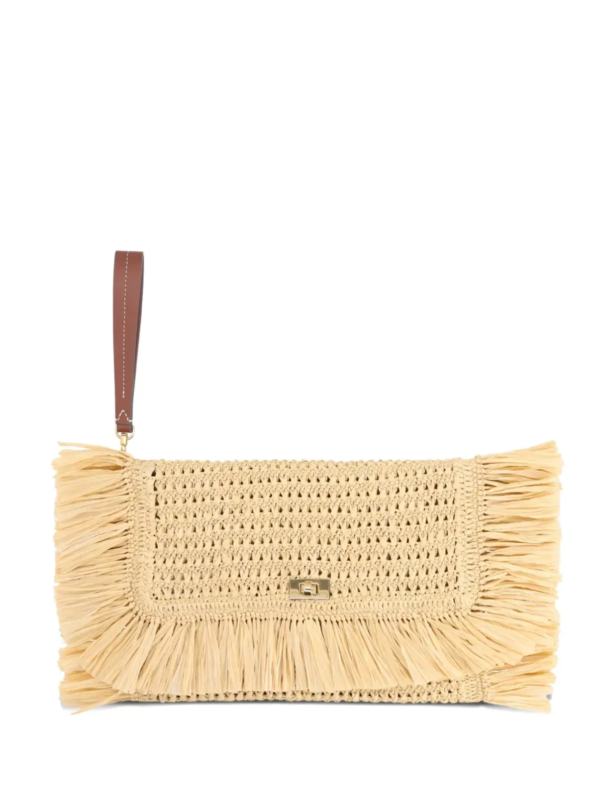 Anya Hindmarch フリンジ付きクラッチバッグ - 画像1