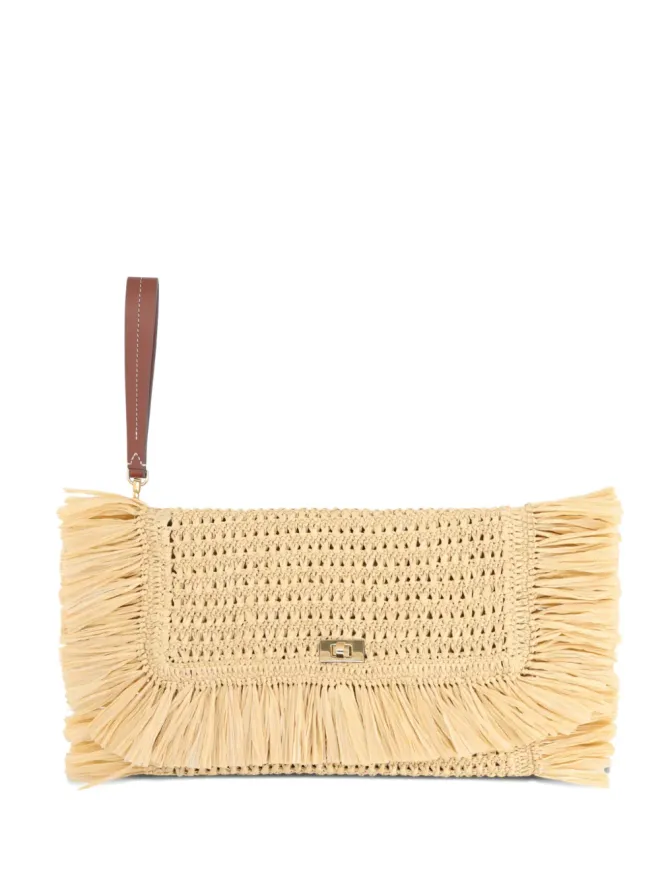 Anya Hindmarch Anya Hindmarch フリンジ付きクラッチバッグの商品画像