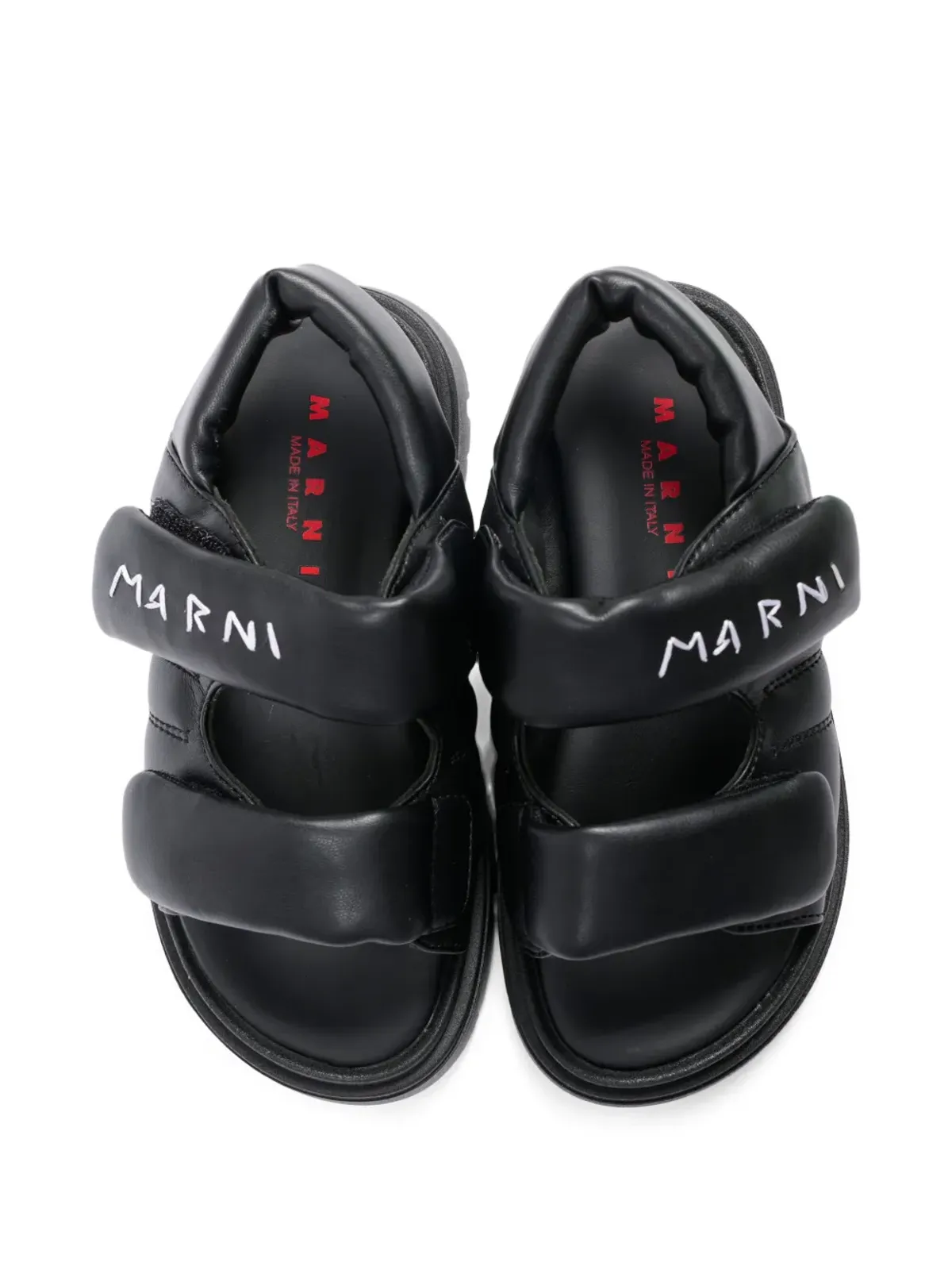 Marni Kids パッド入りストラップサンダル - 画像4