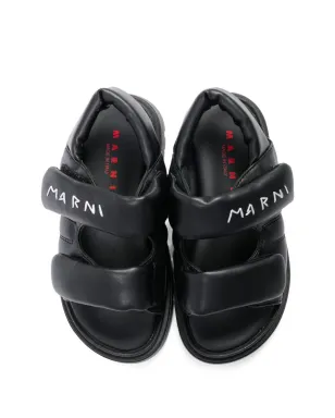 Marni Kids パッド入りストラップサンダル - サムネイル4