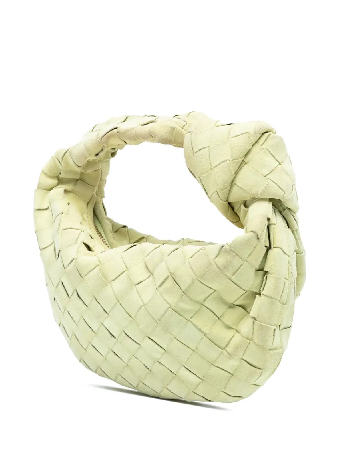 Bottega Veneta Pre-Owned ミニ スエード イントレッチアート ジョディ ホーボーバッグ - 画像3