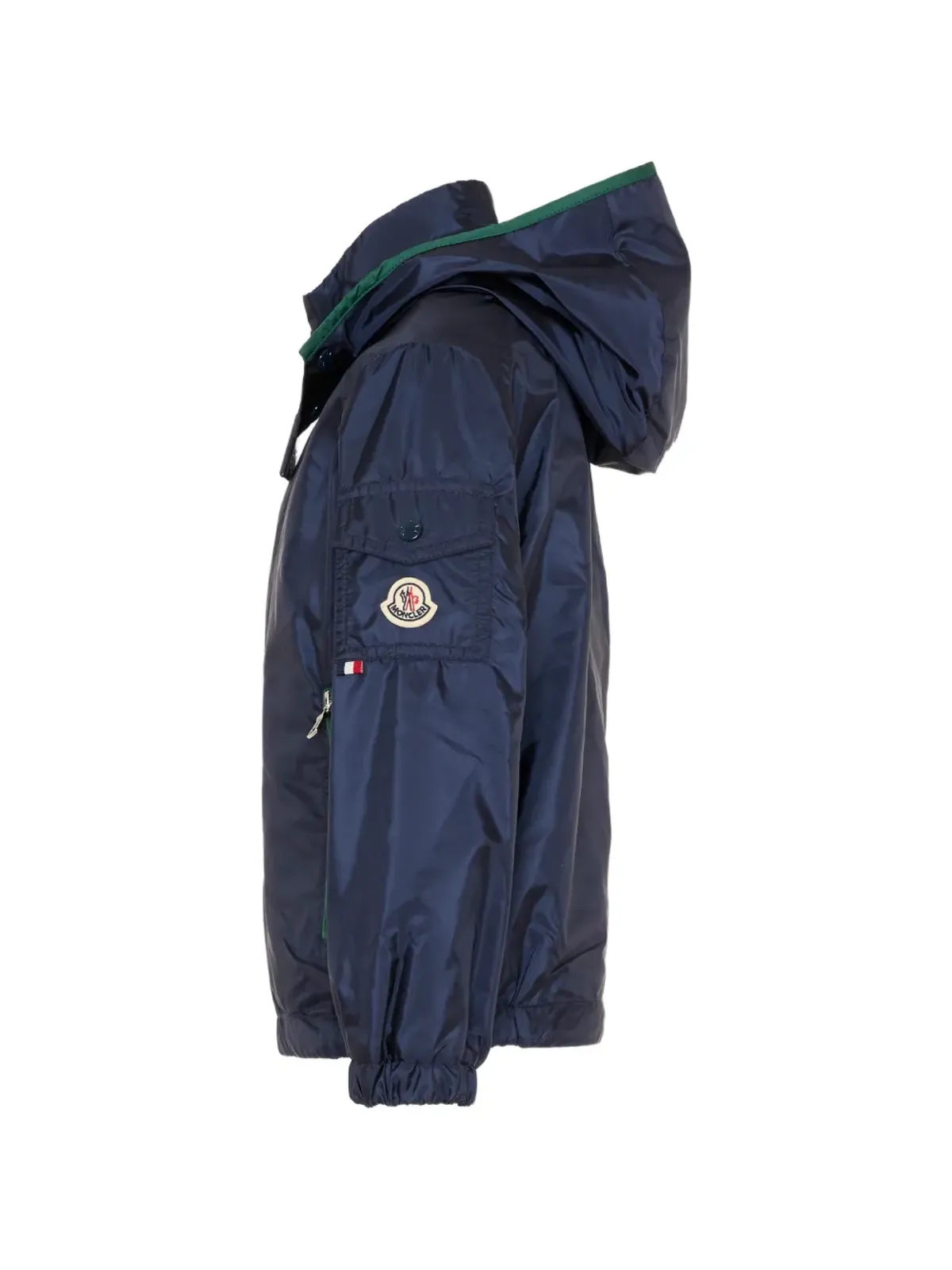 Moncler Enfant フード付きレインウェアジャケット - 画像3
