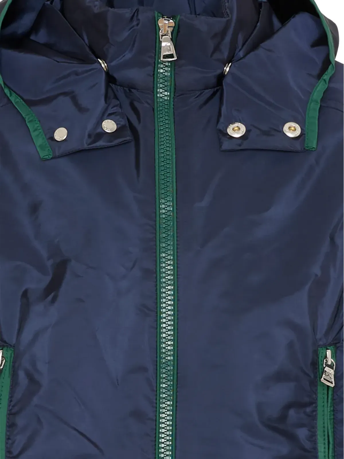 Moncler Enfant フード付きレインウェアジャケット - 画像4