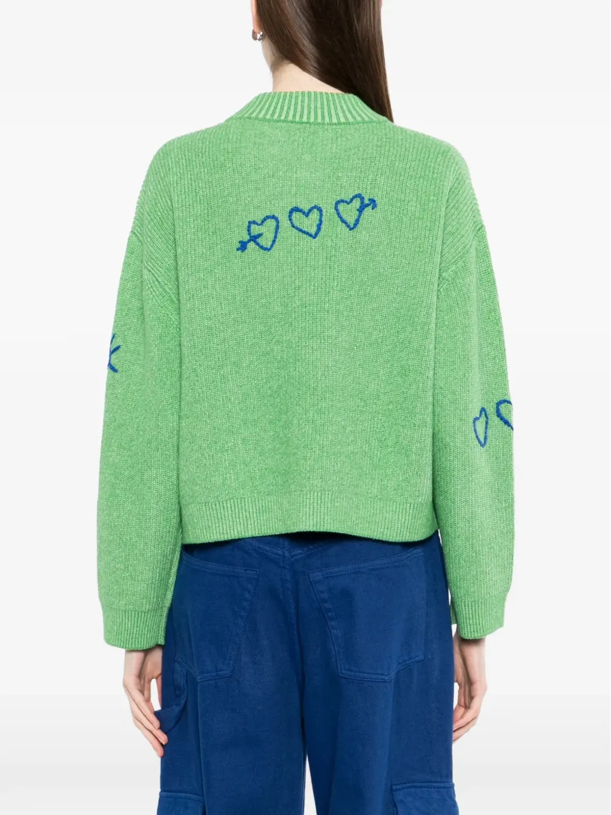 Mira Mikati ハート刺繍セーター - 画像4