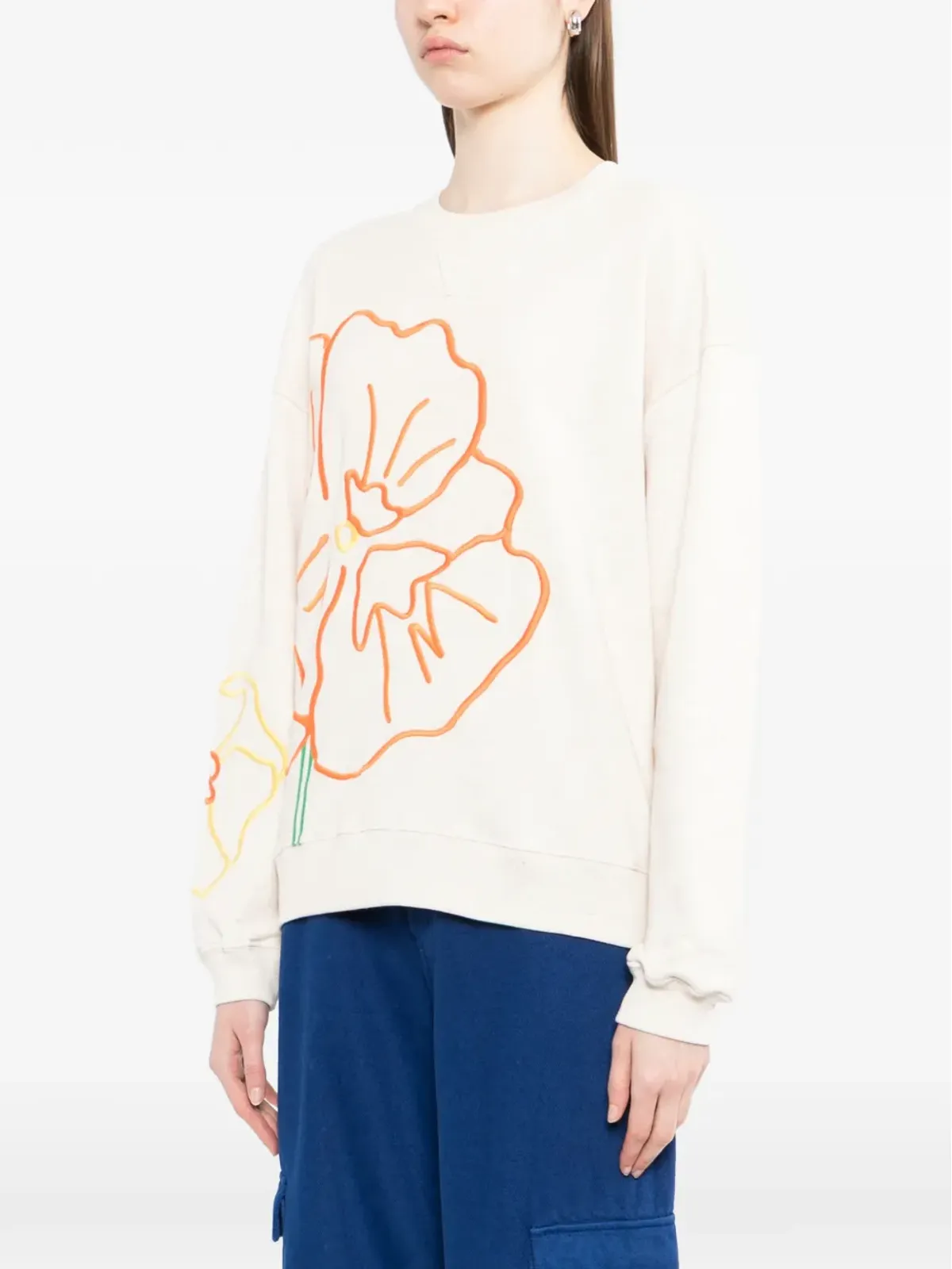 Mira Mikati 花柄刺繍スウェット - 画像3