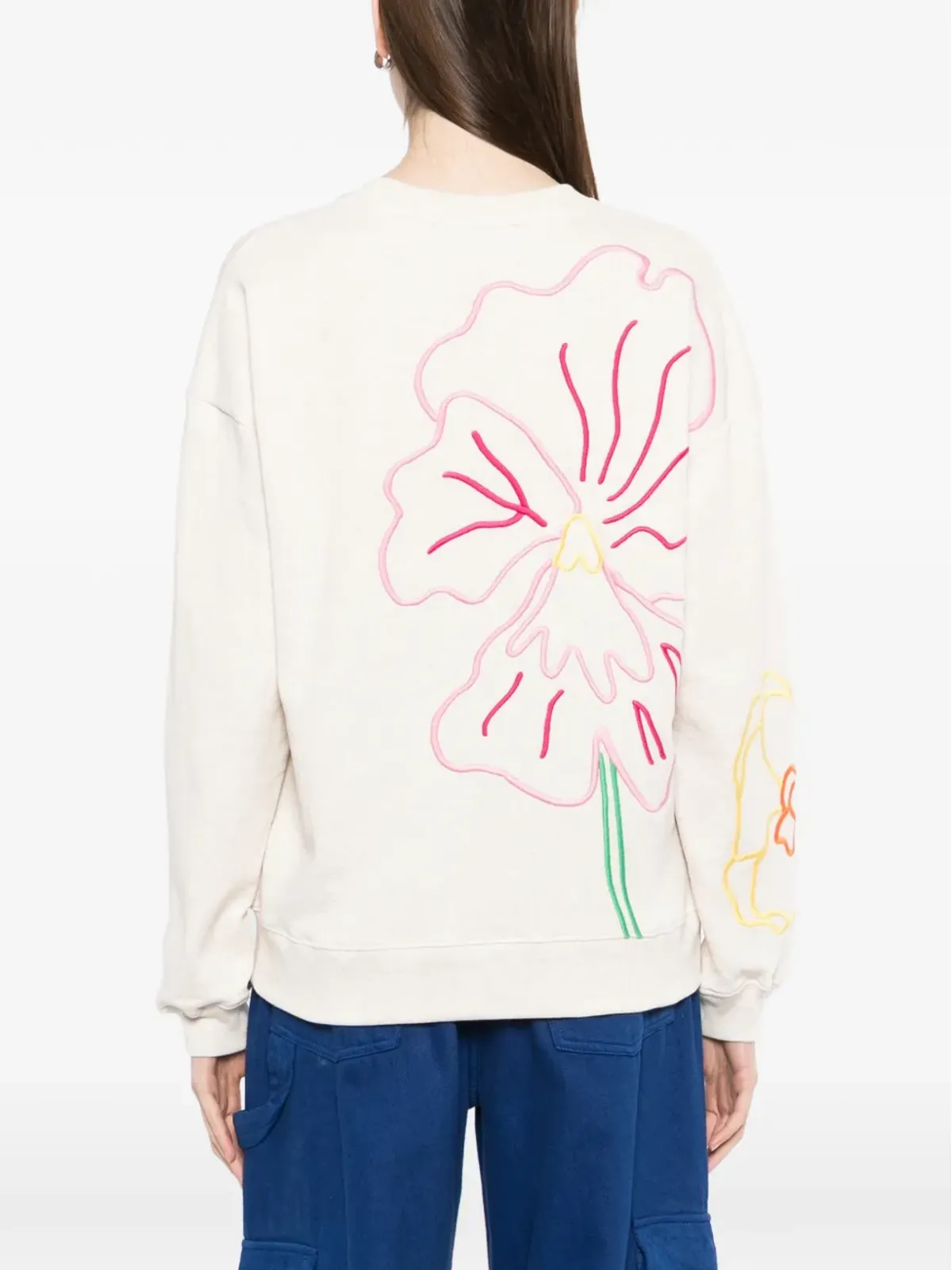 Mira Mikati 花柄刺繍スウェット - 画像4