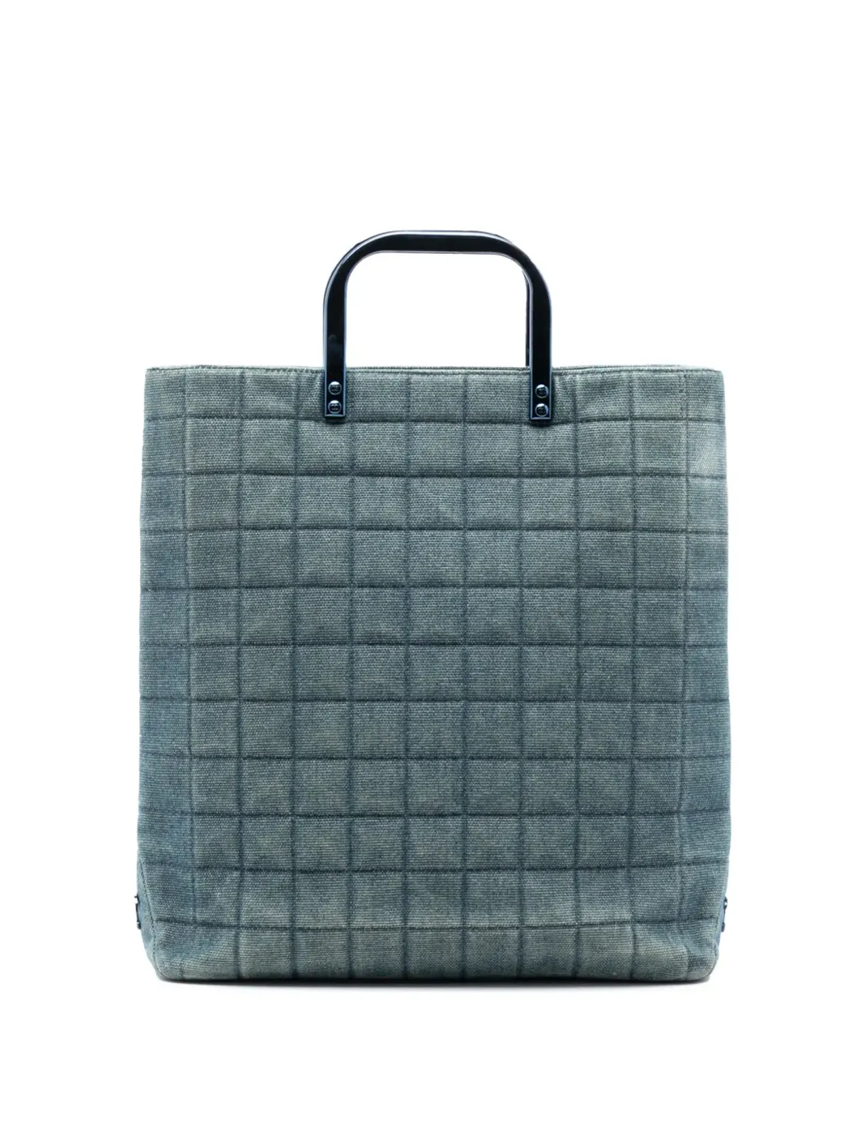 CHANEL Pre-Owned 2000-2002 CC チョコレートバー デニム トートバッグ - 画像1