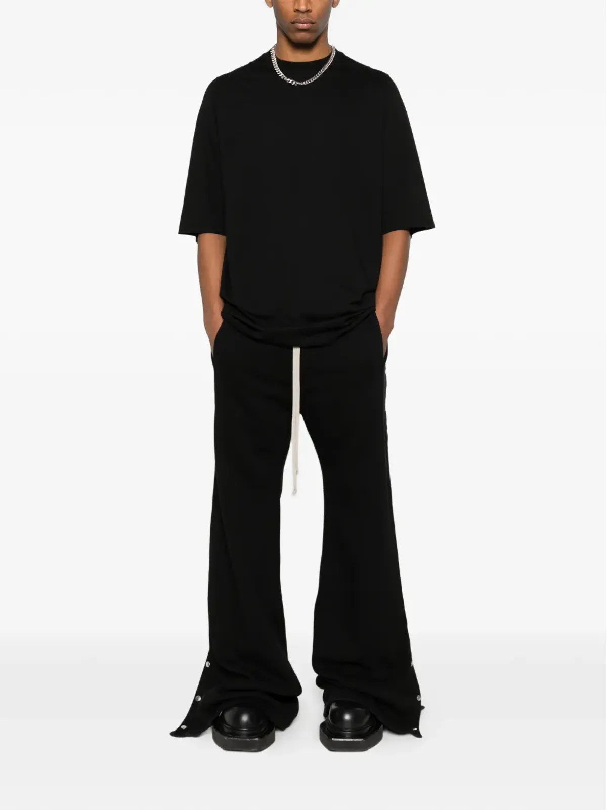 Rick Owens DRKSHDW ワイドプッシャー トラウザー - 画像2
