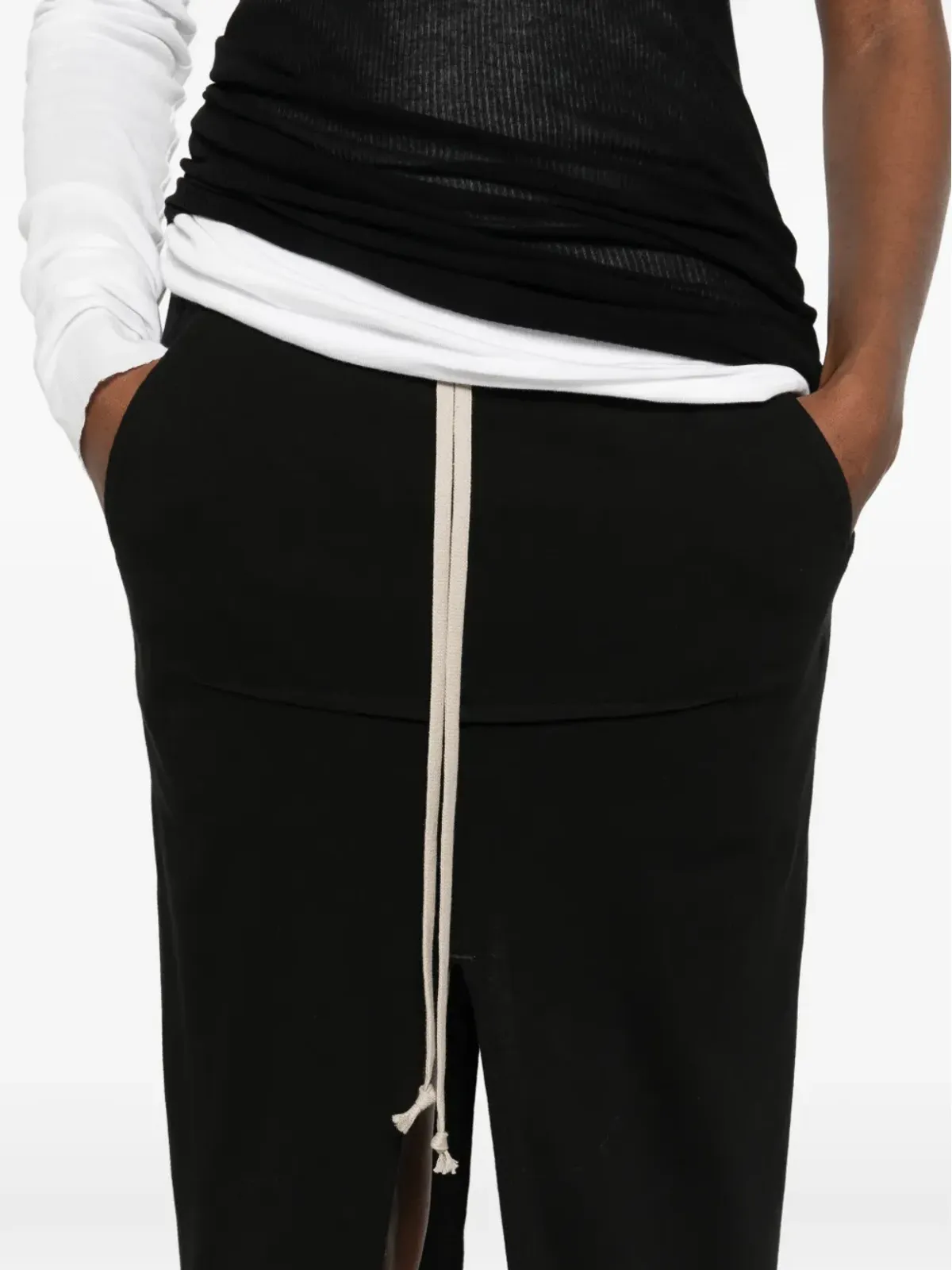 Rick Owens DRKSHDW sliced pillar maxi skirt - Black - 画像5