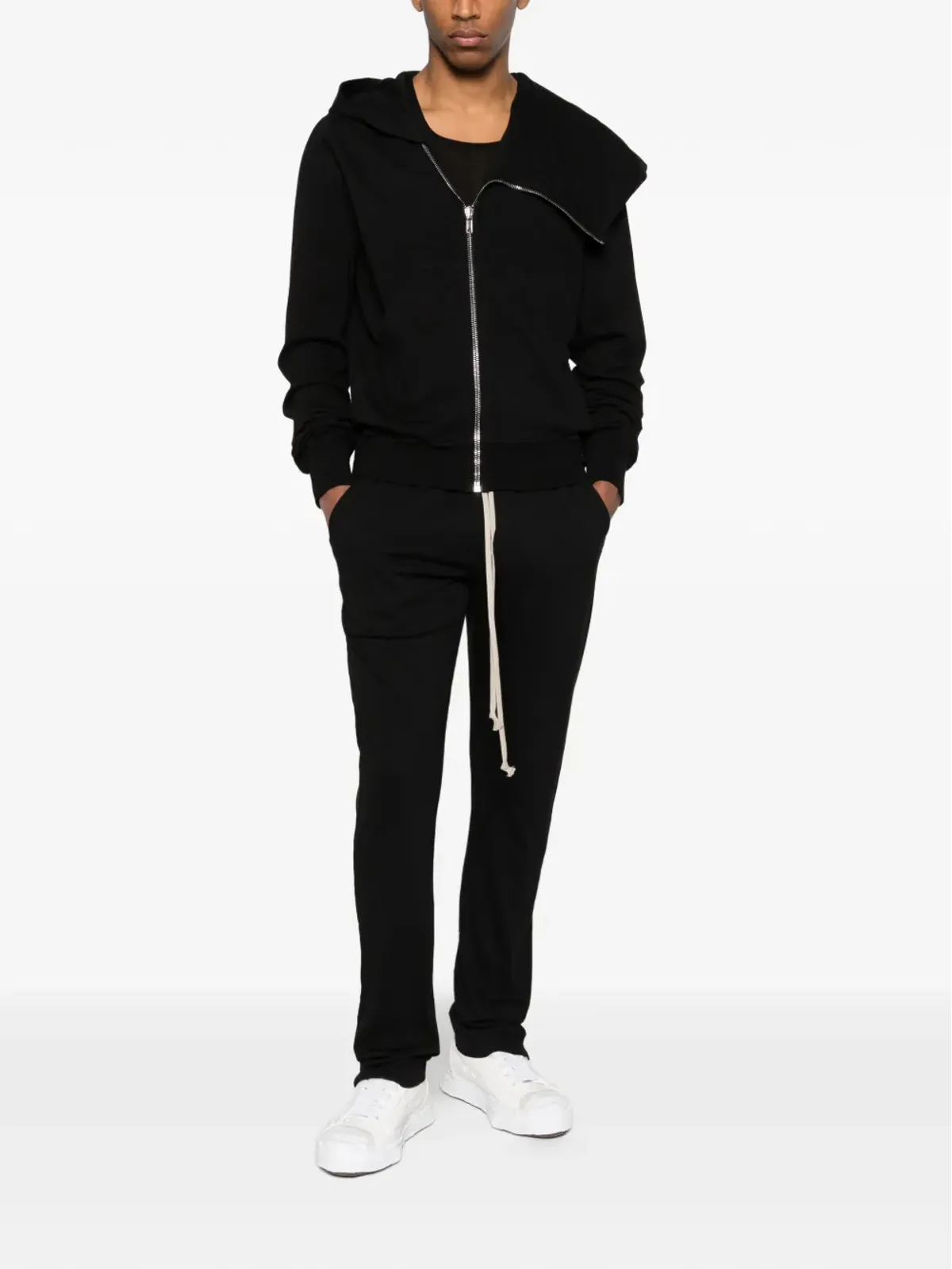 Rick Owens DRKSHDW フード付き長袖パーカー - 画像2