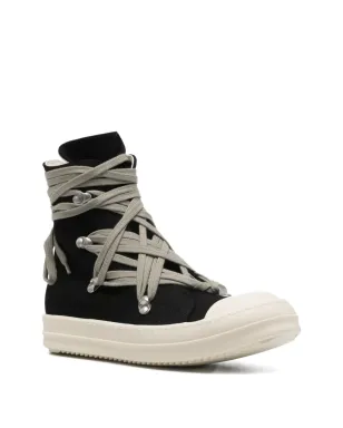Rick Owens DRKSHDW アイレット付きレースアップスニーカー - サムネイル2