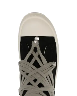 Rick Owens DRKSHDW アイレット付きレースアップスニーカー - サムネイル4