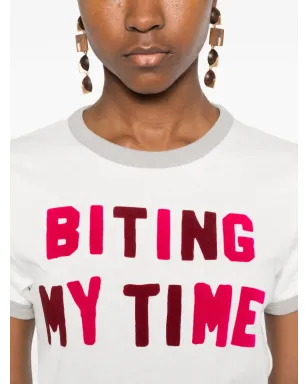 MOTHER The Itty Bitty Ringer letter-print T-shirt - サムネイル5