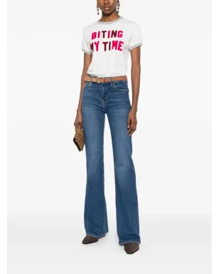 MOTHER The Itty Bitty Ringer letter-print T-shirt - サムネイル2