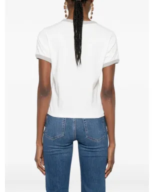 MOTHER The Itty Bitty Ringer letter-print T-shirt - サムネイル4