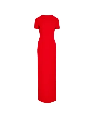 Roland Mouret 半袖クレープ生地マキシドレス - サムネイル1
