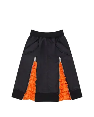 Noir Kei Ninomiya フリルディテール ミディスカート - サムネイル1