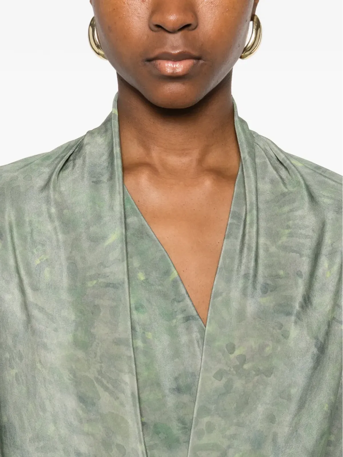 Cortana Mayu maxi dress - Green - 画像5