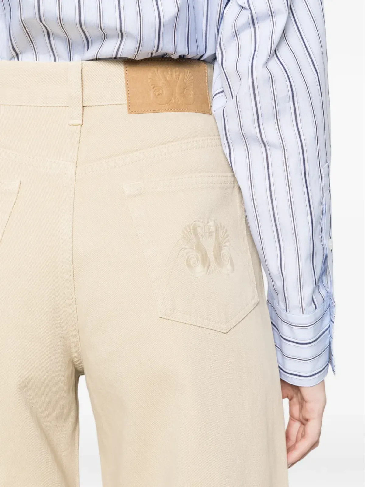 Blazé Milano ナリーダ Javaコットンジーンズ - Neutrals - 画像5