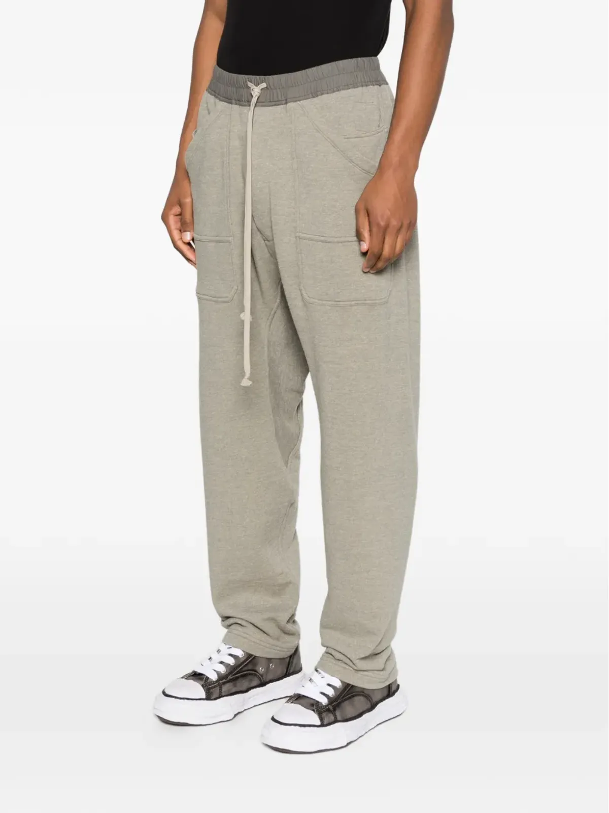 Rick Owens DRKSHDW クラシック カーゴ ドローストリング トラックパンツ - グレー - 画像3