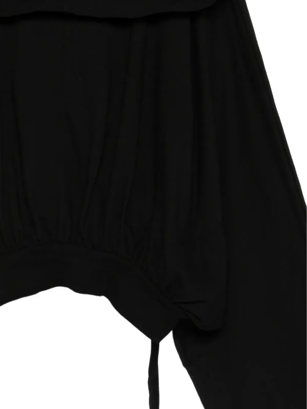 Rick Owens DRKSHDW クロップド丈フーディー - 画像3