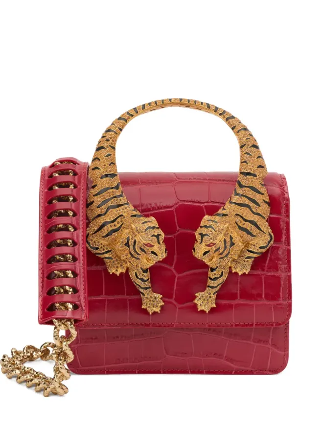 Roberto Cavalli Roberto Cavalli ロアー・タイガーモチーフ トートバッグの商品画像