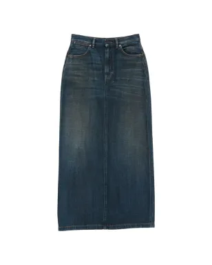 Acne Studios ロゴパッチ付きマキシスカート - サムネイル1