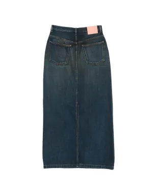 Acne Studios ロゴパッチ付きマキシスカート - サムネイル2