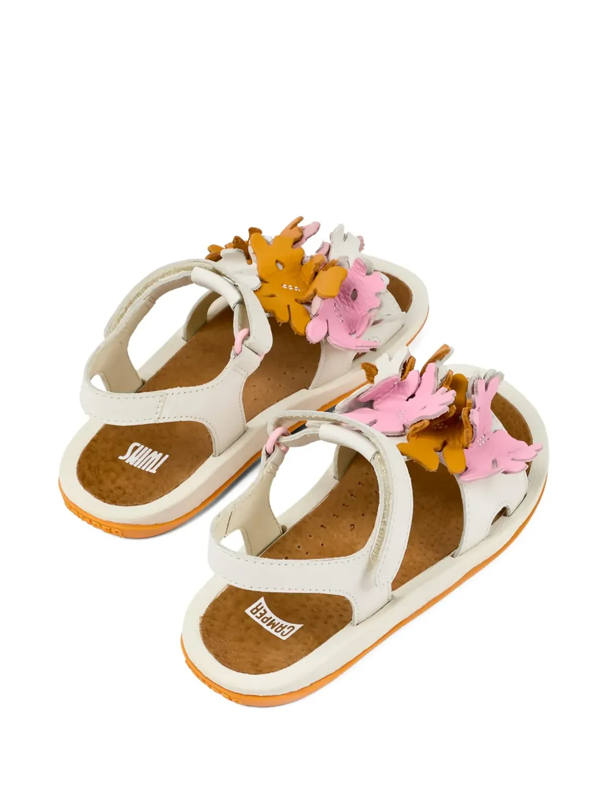 Camper Kids フローラルエンブリッシュ サンダル - 画像3