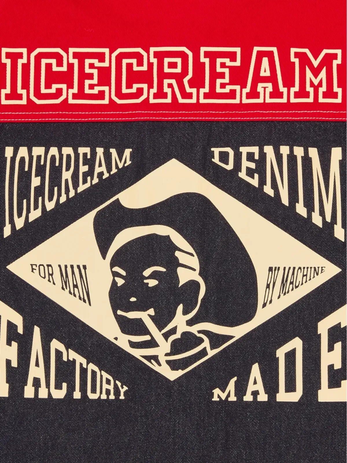 ICECREAM パッチワークパネルシャツ - 画像5