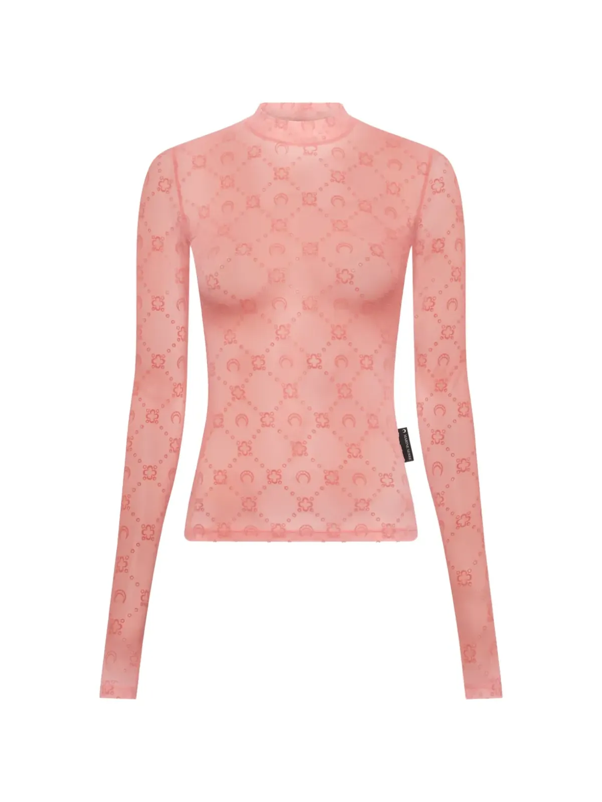 Marine Serre ハイネック長袖トップ - 画像1