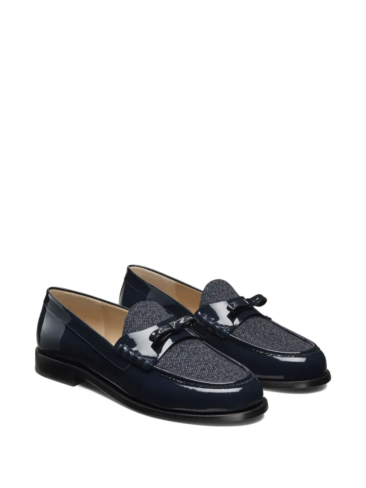 Stuart Weitzman ロッティ ボウ ラウンドトゥ ローファー - 画像2
