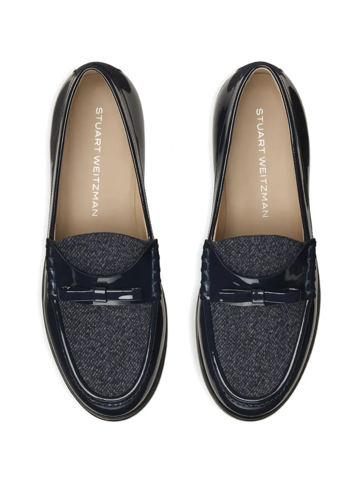 Stuart Weitzman ロッティ ボウ ラウンドトゥ ローファー - 画像3