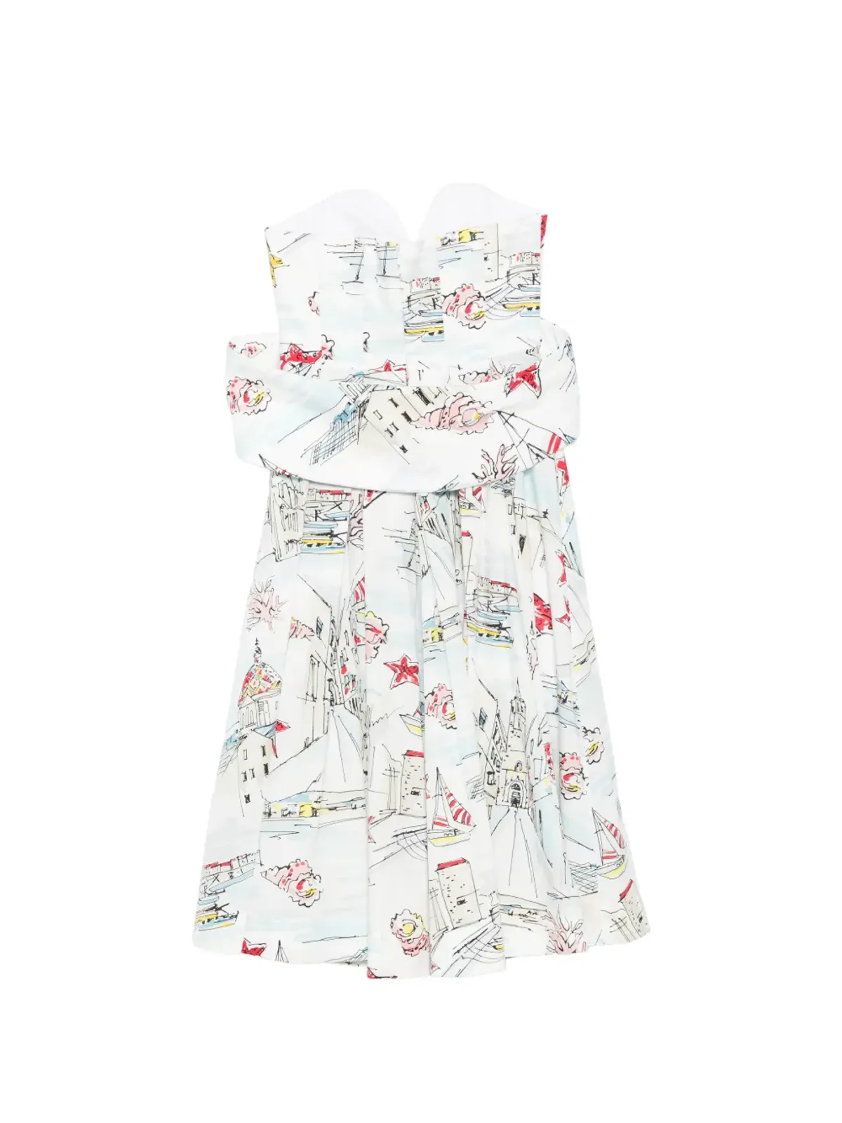 Antonio Marras ストラップレス プリントドレス - 画像2