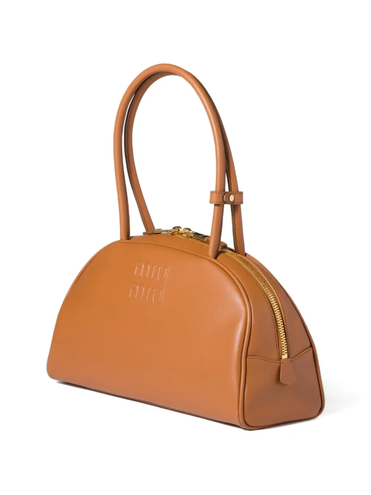 Miu Miu Beau エンボスレザーバッグ - 画像3